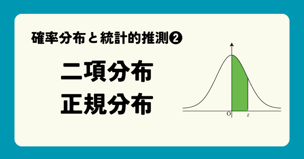 【確率分布と統計的推測2】二項分布と正規分布をわかりやすく。近似の方法も! | 粗茶の文系数学