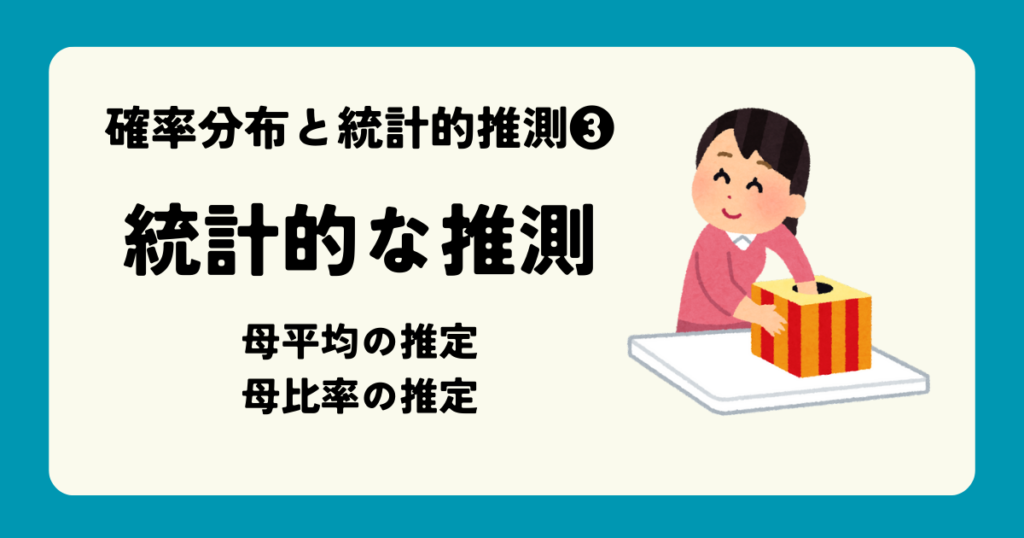 【確率分布と統計的推測3】統計的な推測〜標本調査と母平均・母比率の推定 | 粗茶の文系数学